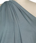 Beefy rayon jersey in stormy blue