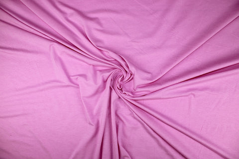 Bright pink rayon jersey