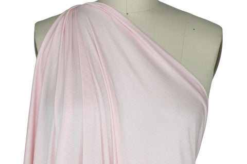 Soft pink rayon jersey