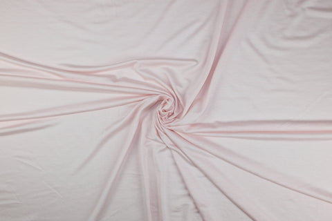Soft pink rayon jersey