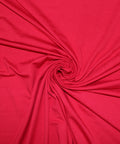 Bright red rayon jersey