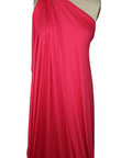 Carnation pink rayon jersey