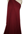 Burgundy rayon jersey