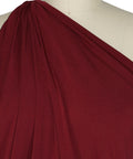 Burgundy rayon jersey