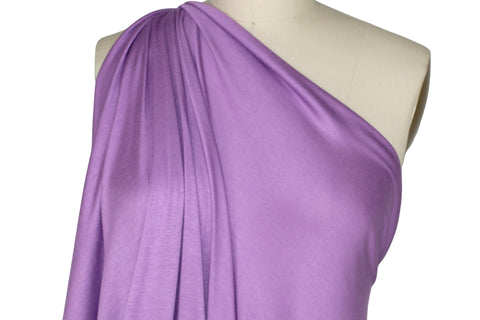 Purple rayon jersey