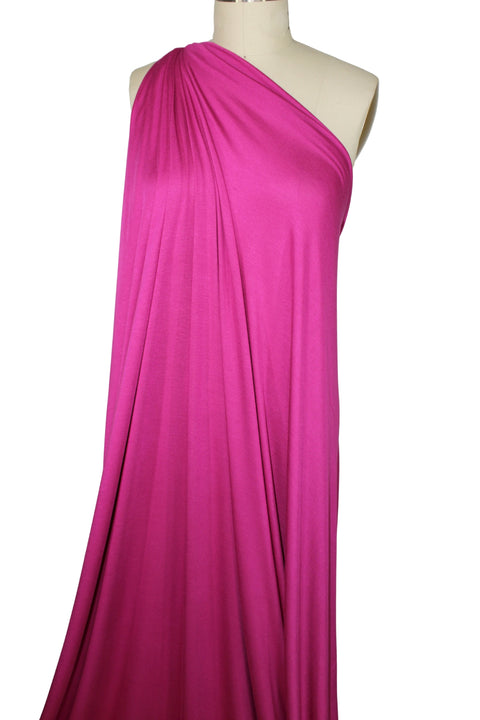 Magenta rayon jersey