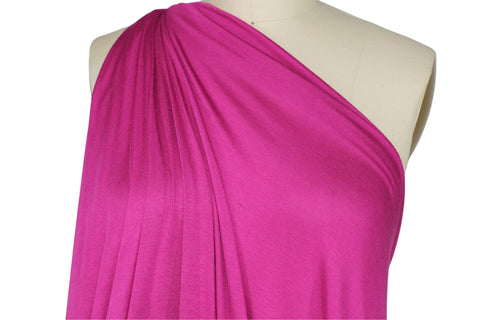 Magenta rayon jersey