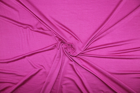 Magenta rayon jersey