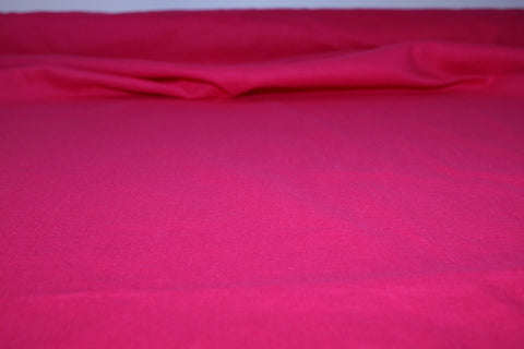 Linen Blend Broadcloth - Barbie Pink