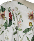 Floral linen rayon blend fabric