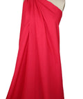 Cherry red linen blend