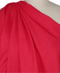 Cherry red linen blend