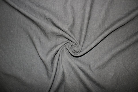 Italian Linen Blend Mid-weight - Black