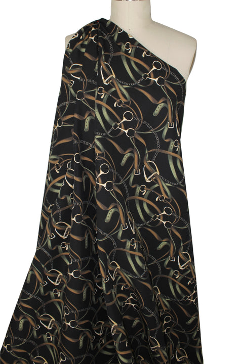 Avenue Montaigne equestrian print Millennium twill