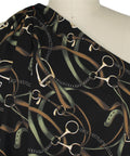 Avenue Montaigne equestrian print Millennium twill
