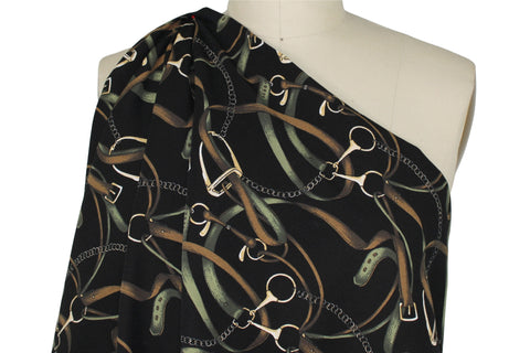 Avenue Montaigne equestrian print Millennium twill