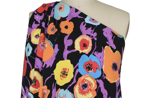 Avenue Montaigne floral stretch fabric