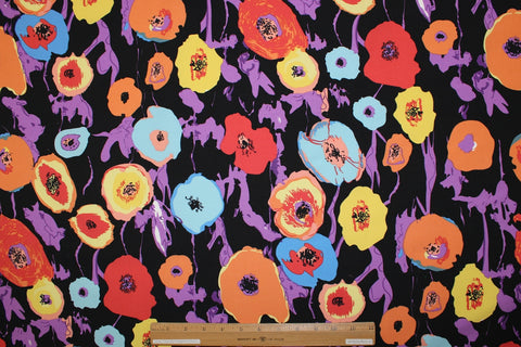 Avenue Montaigne floral stretch fabric