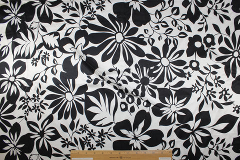 0scar floral silk satin