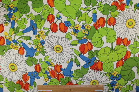 0scar silk floral broadcloth