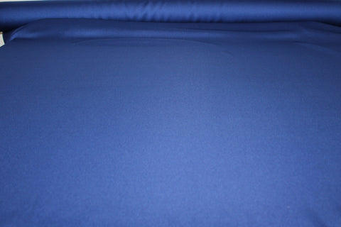 Stretch Silk Crepe de Chine - Sapphire Blue