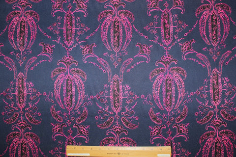 0scar paisley patterned stretch silk