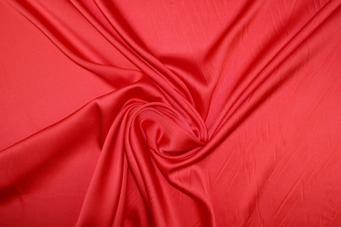 Stretch crepe backed silk charmeuse