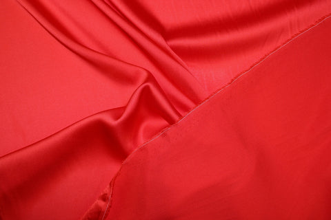 Stretch crepe backed silk charmeuse