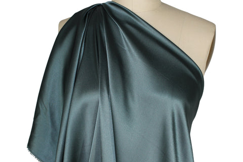 Stretch crepe backed silk charmeuse