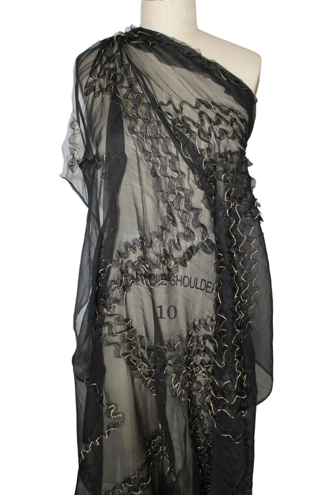 Novelty silk chiffon