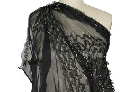 Novelty silk chiffon