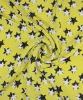 Star print 4 ply silk crepe