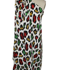 Fantastical leopard print silk crepe