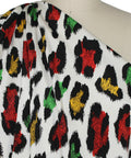 Fantastical leopard print silk crepe