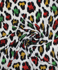 Fantastical leopard print silk crepe