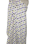 0scar dot print heavy silk crepe
