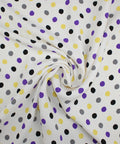 0scar dot print heavy silk crepe