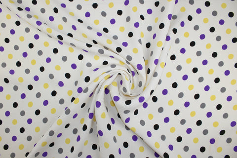 0scar dot print heavy silk crepe