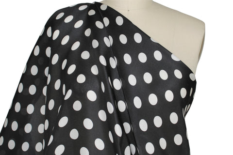 Khaite polka dot silk