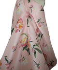 0scar peony print silk 