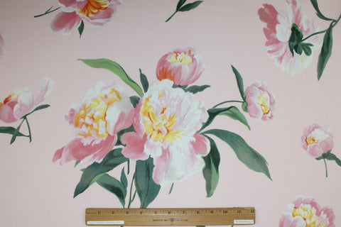 0scar peony print silk 