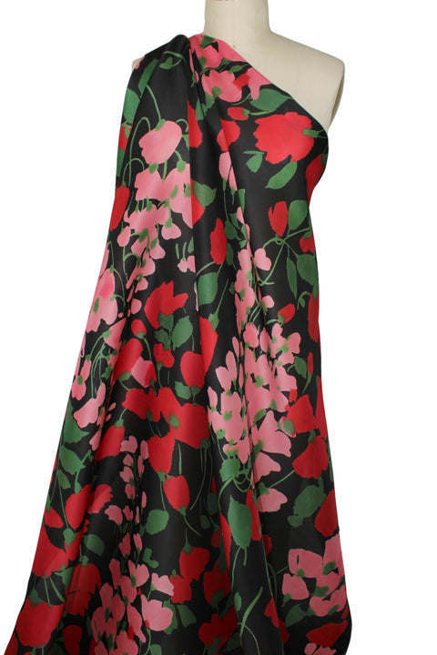 0scar floral print silk 