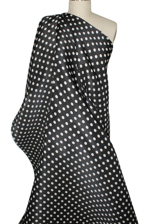 Khaite polka dot silk gazar
