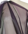 Iridescent silk organza