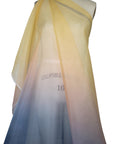 Ombré silk organza