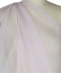 Wide silk organza in pinky-purple