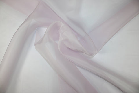 Wide silk organza in pinky-purple