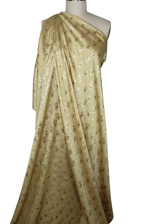 Jacquard weave lightweight silk