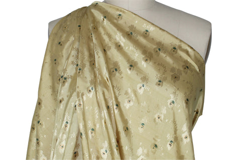 Jacquard weave lightweight silk