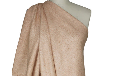 Raw Silk Matka Suiting - Soft Peach